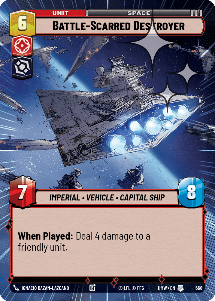Battle-Scarred Destroyer #668/272 from Homeworlds