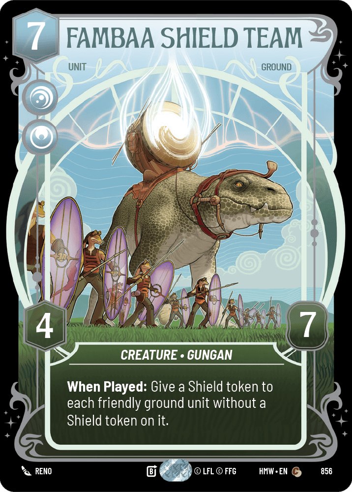 Fambaa Shield Team #856/272 from Homeworlds