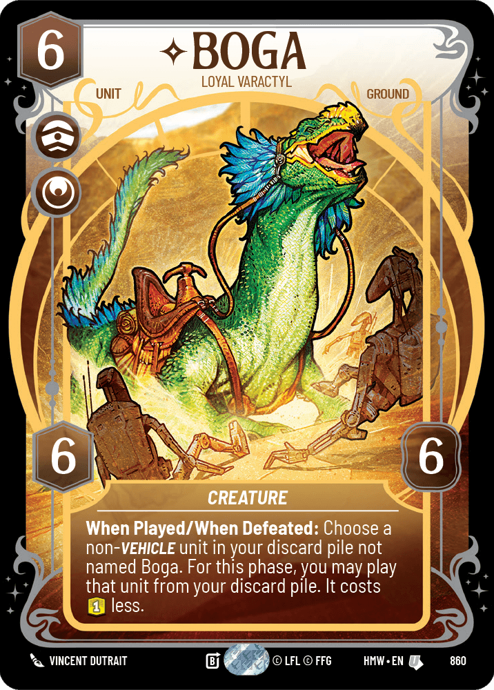 Boga — Loyal Varactyl #860/272 from Homeworlds