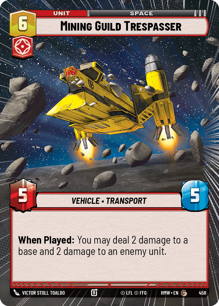 Mining Guild Trespasser #458/272 from Homeworlds