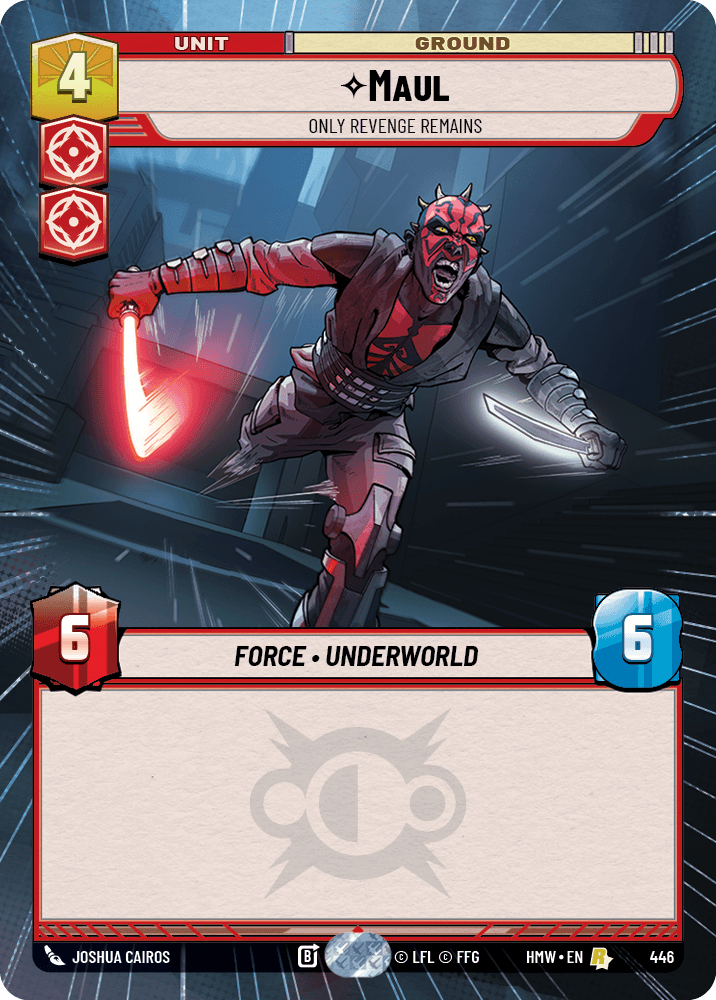Maul — Only Revenge Remains #446/272 from Homeworlds