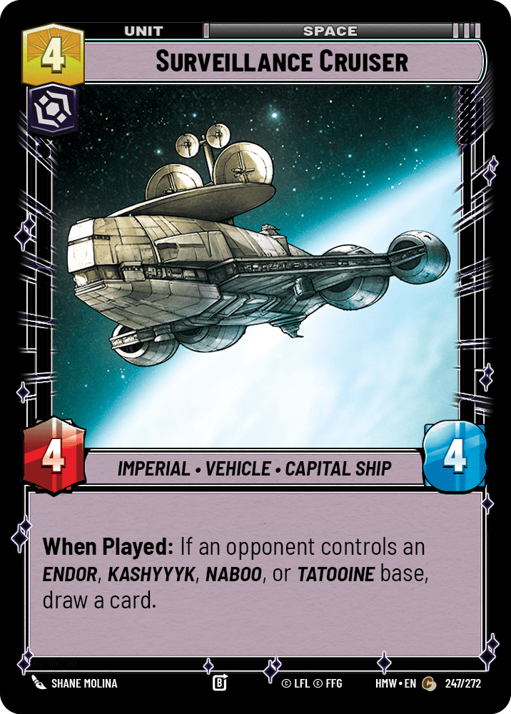 Surveillance Cruiser #247/272 from Homeworlds