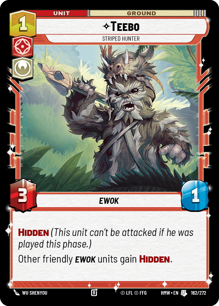 Teebo — Striped Hunter #162/272 from Homeworlds