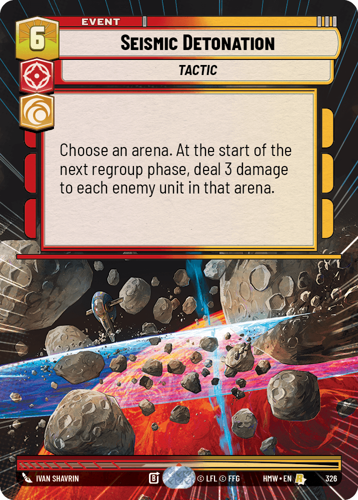 Seismic Detonation #326/272 from Homeworlds