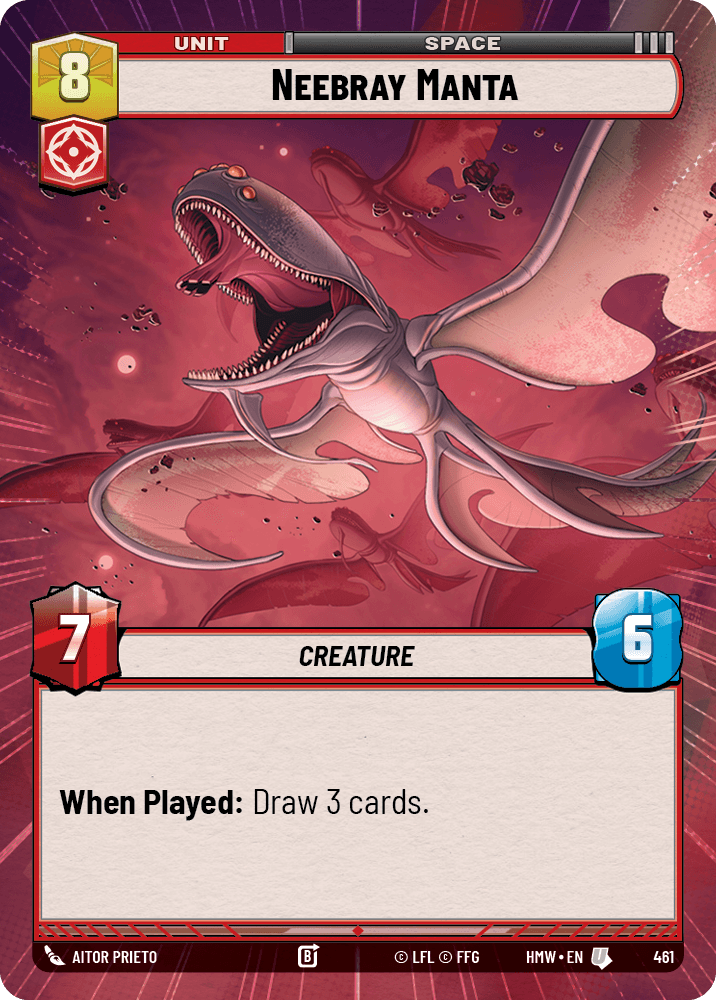 Neebray Manta #461/272 from Homeworlds
