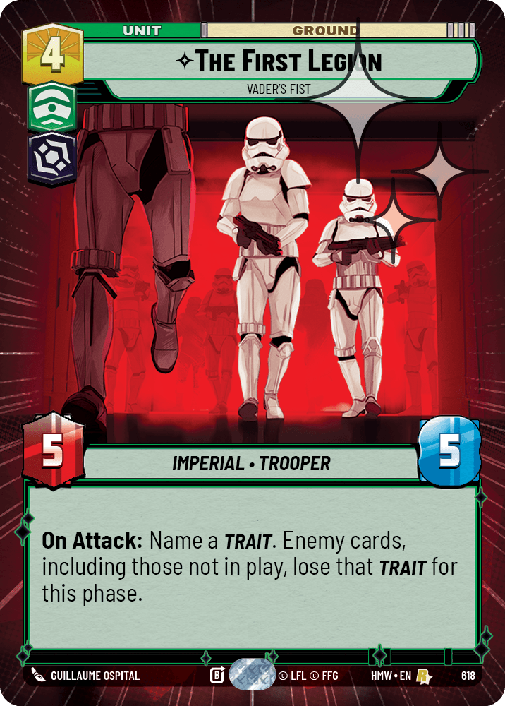 The First Legion — Vader's Fist #618/272 from Homeworlds