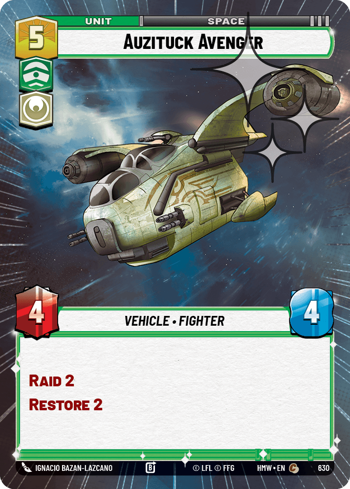 Auzituck Avenger #630/272 from Homeworlds