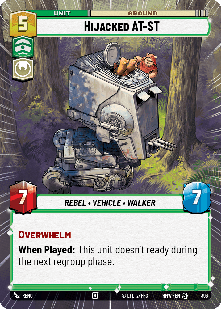 Hijacked AT-ST #393/272 from Homeworlds