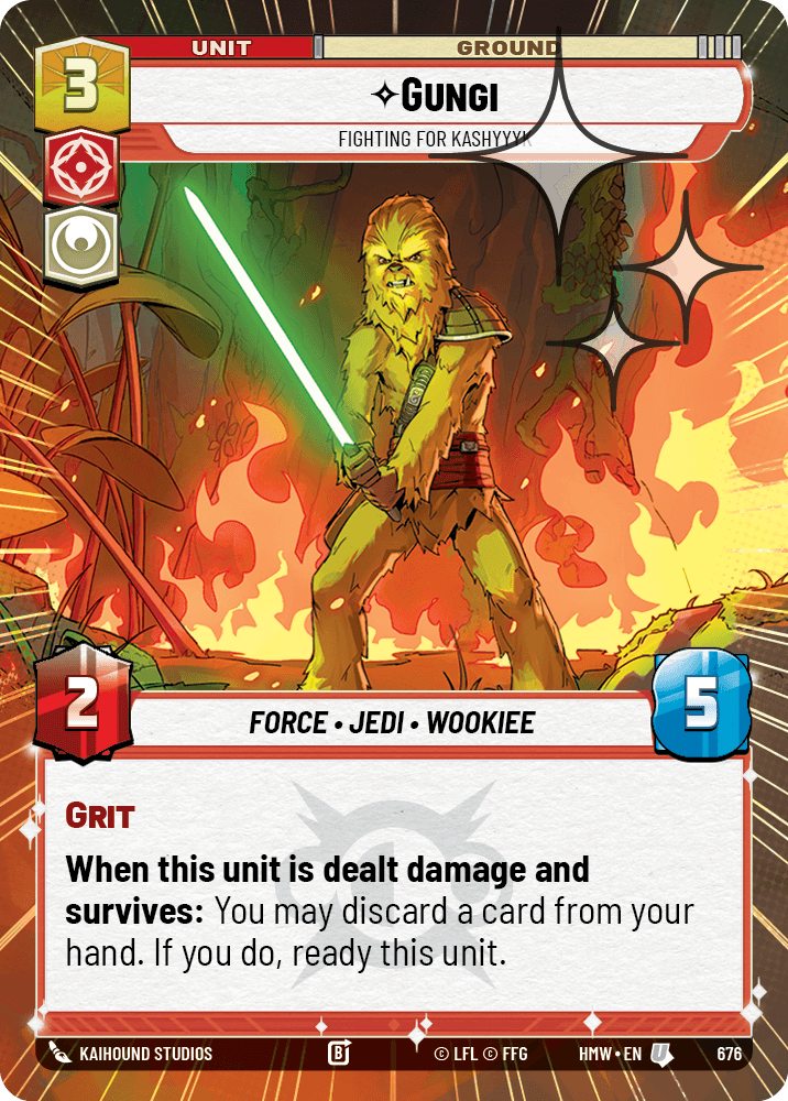 Gungi — Fighting for Kashyyyk #676/272 from Homeworlds