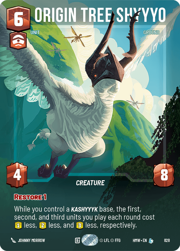 Origin Tree Shyyyo #828/272 from Homeworlds
