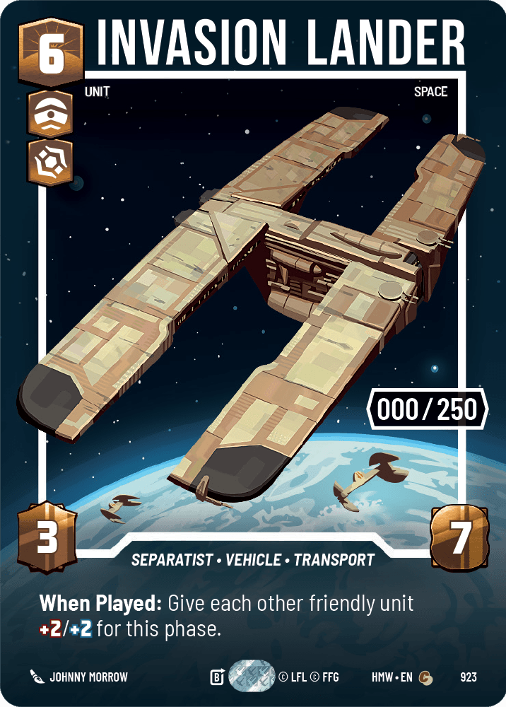 Invasion Lander #923/272 from Homeworlds