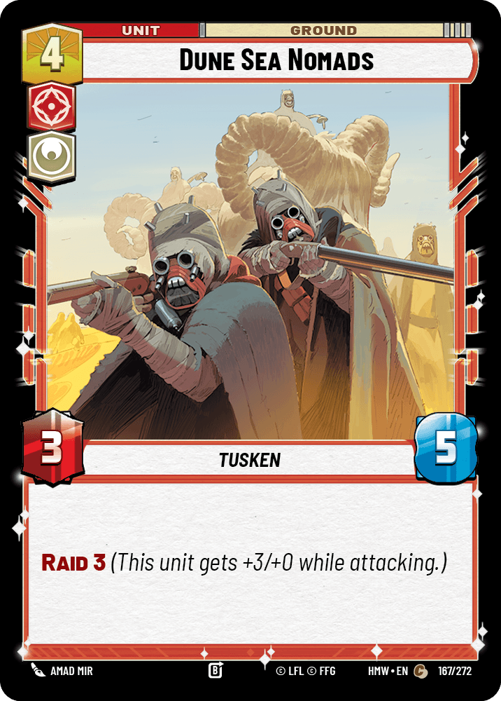 Dune Sea Nomads #167/272 from Homeworlds