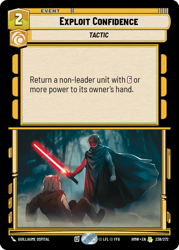 Exploit Confidence #238/272 from Homeworlds