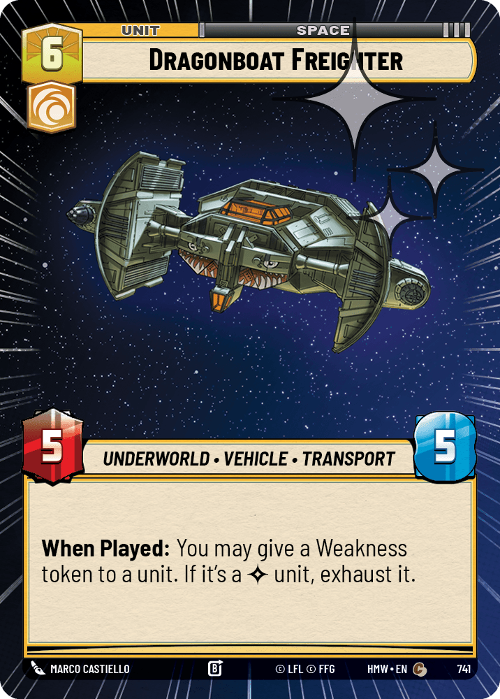 Dragonboat Freighter #741/272 from Homeworlds