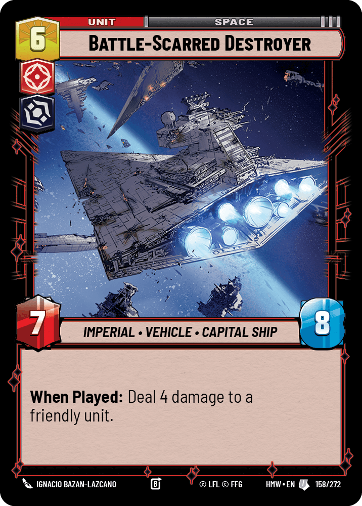 Battle-Scarred Destroyer #158/272 from Homeworlds
