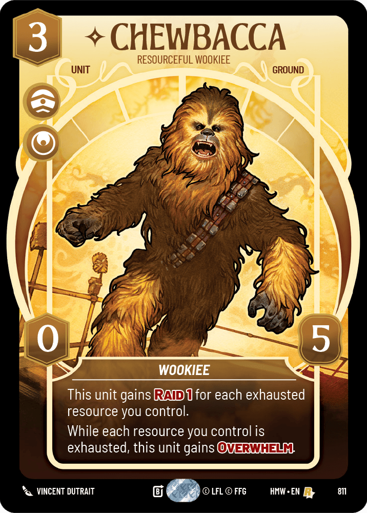 Chewbacca — Resourceful Wookiee #811/272 from Homeworlds