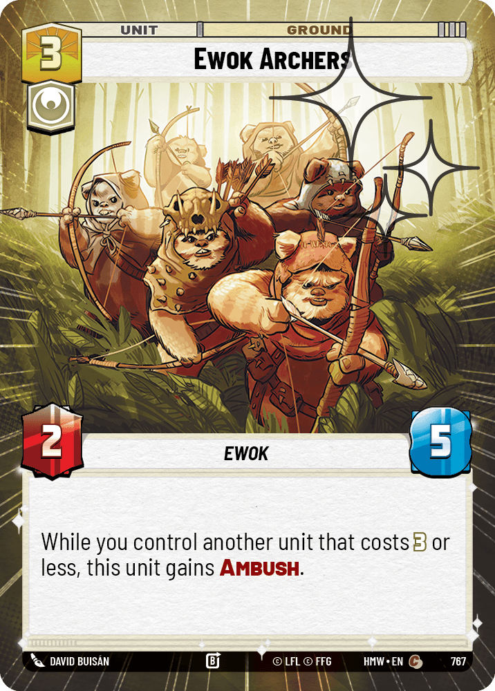 Ewok Archers #767/272 from Homeworlds