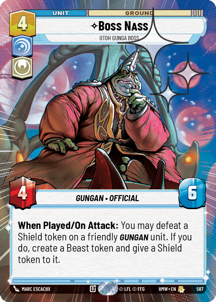 Boss Nass — Otoh Gunga Boss #587/272 from Homeworlds