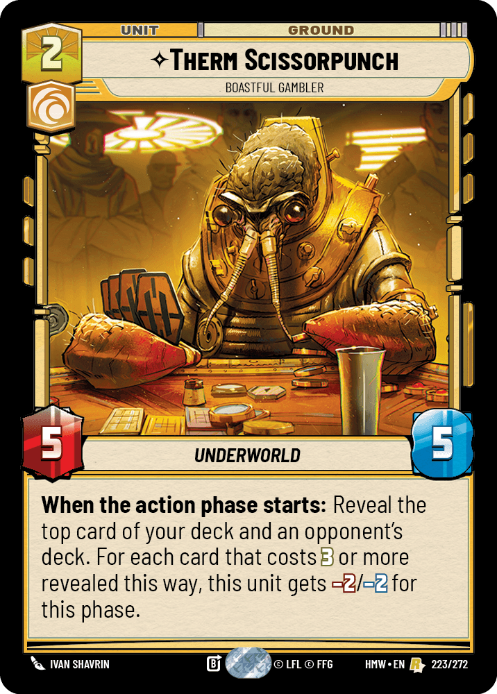 Therm Scissorpunch — Boastful Gambler #223/272 from Homeworlds
