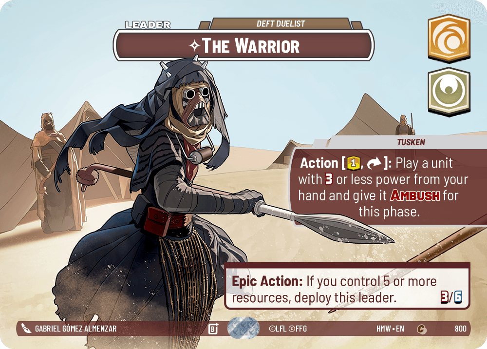 The Warrior — Deft Duelist #800/272 from Homeworlds