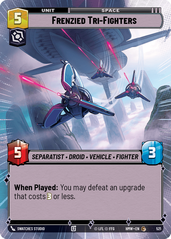 Frenzied Tri-Fighters #521/272 from Homeworlds