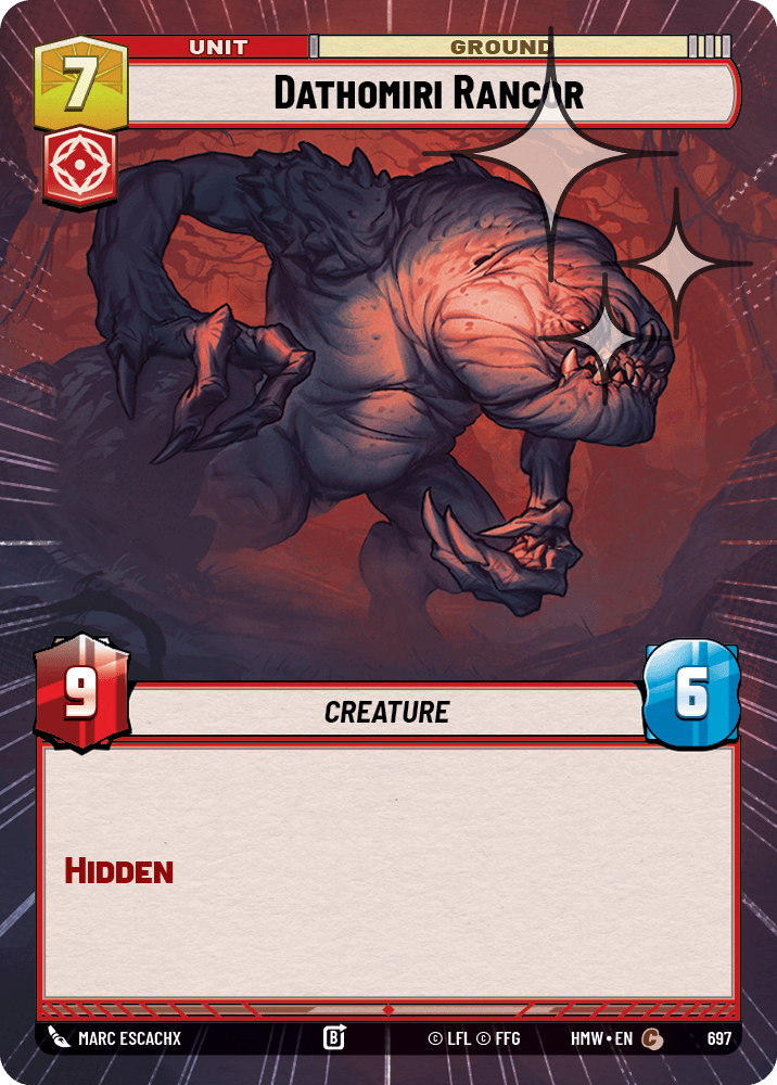 Dathomiri Rancor #697/272 from Homeworlds