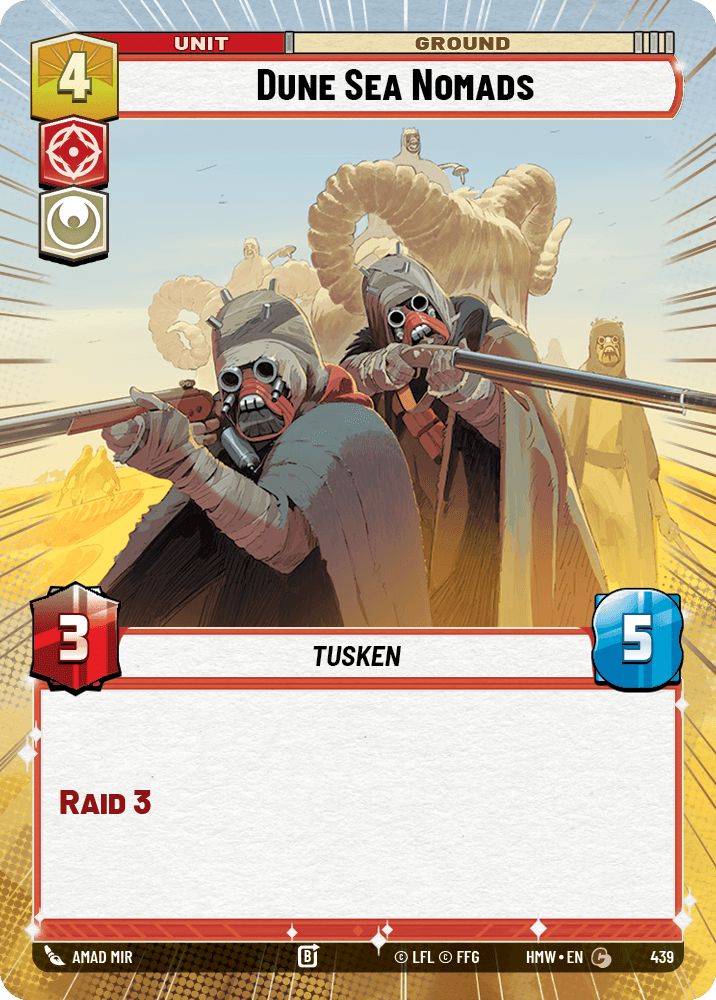 Dune Sea Nomads #439/272 from Homeworlds