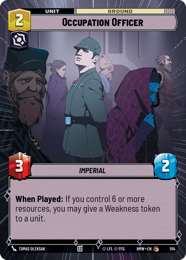 Occupation Officer #514/272 from Homeworlds