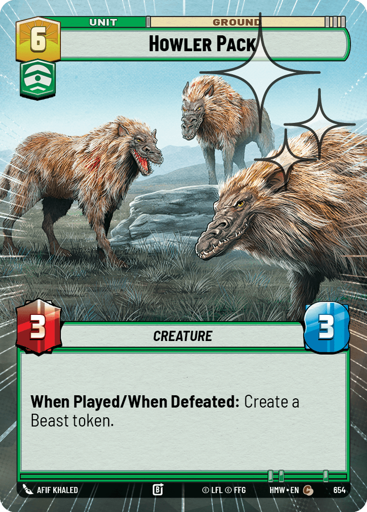Howler Pack #654/272 from Homeworlds