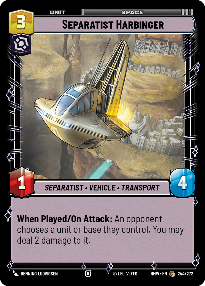 Separatist Harbinger #244/272 from Homeworlds