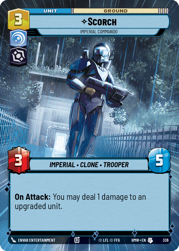 Scorch — Imperial Commando #336/272 from Homeworlds