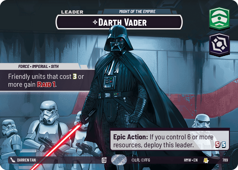 Darth Vader — Might of the Empire #789/272 from Homeworlds