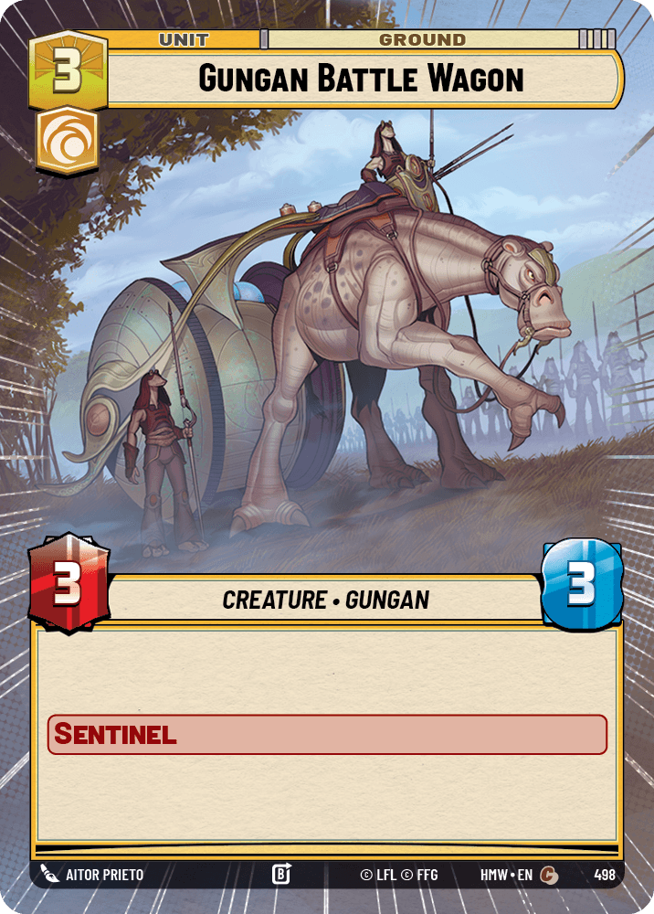 Gungan Battle Wagon #498/272 from Homeworlds
