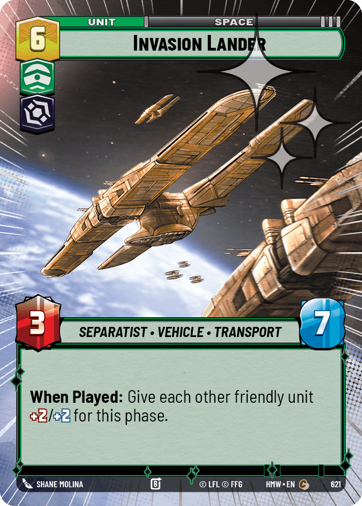 Invasion Lander #621/272 from Homeworlds