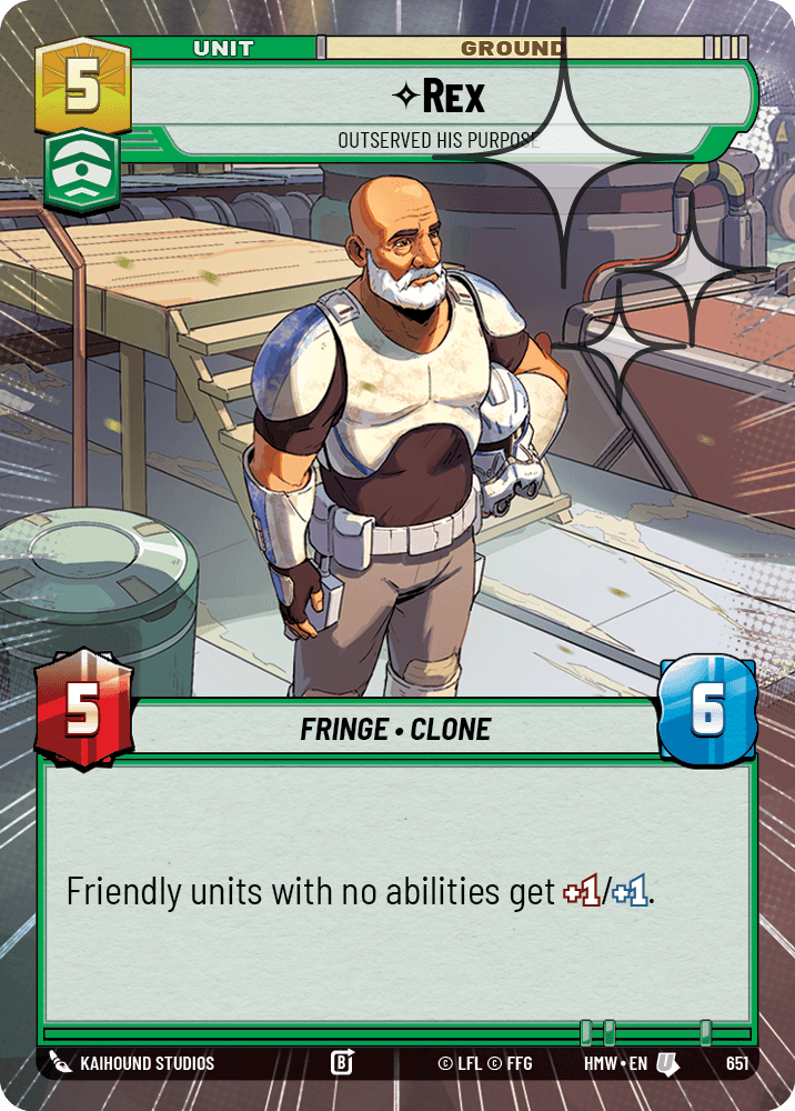 Rex — Outserved His Purpose #651/272 from Homeworlds