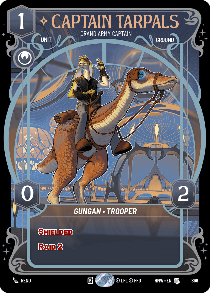 Captain Tarpals — Grand Army Captain #869/272 from Homeworlds