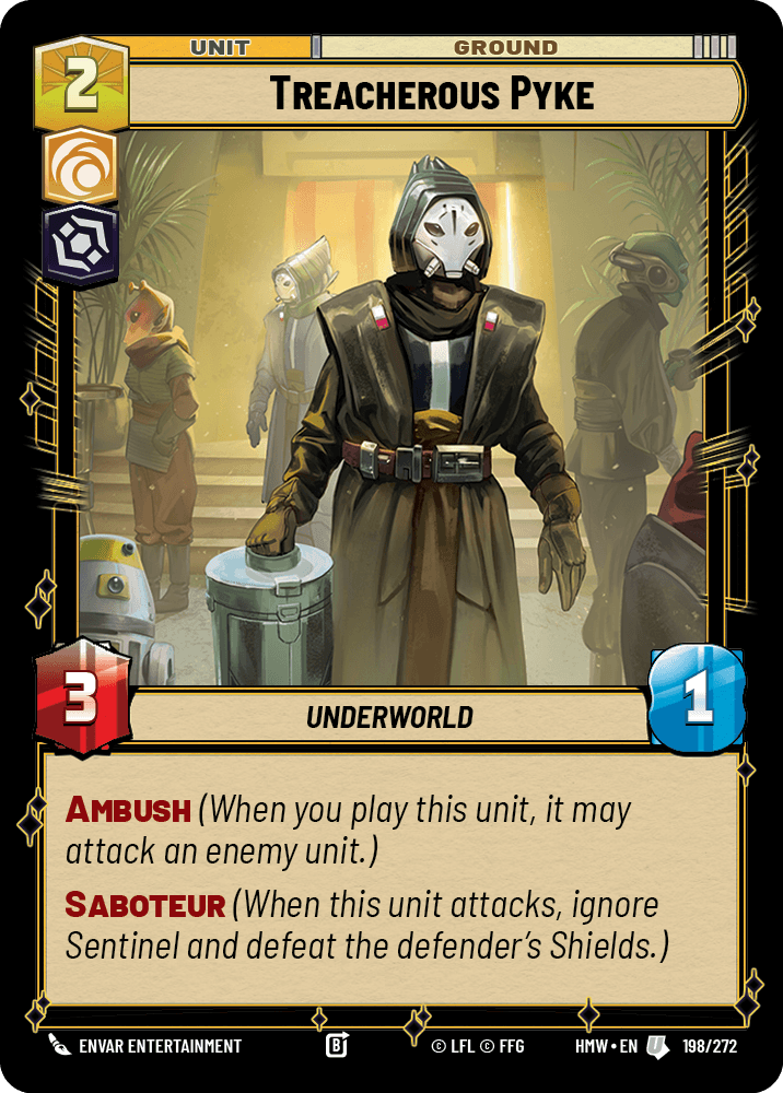 Treacherous Pyke #198/272 from Homeworlds