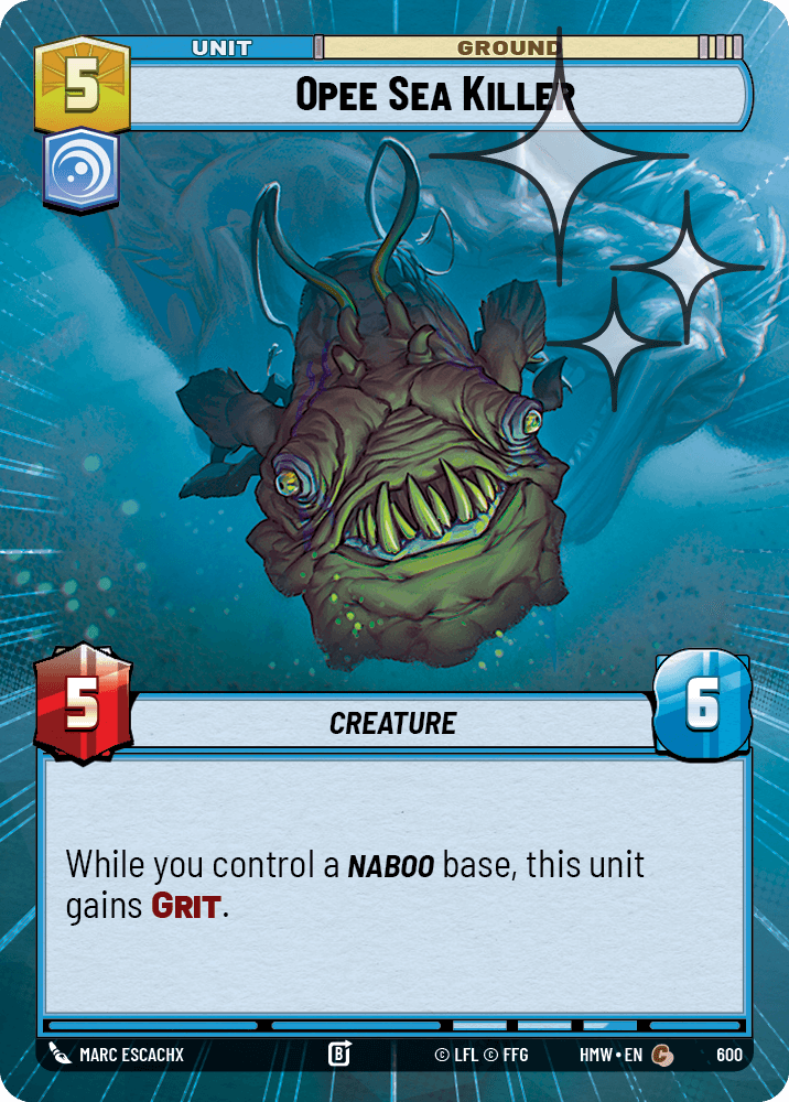 Opee Sea Killer #600/272 from Homeworlds