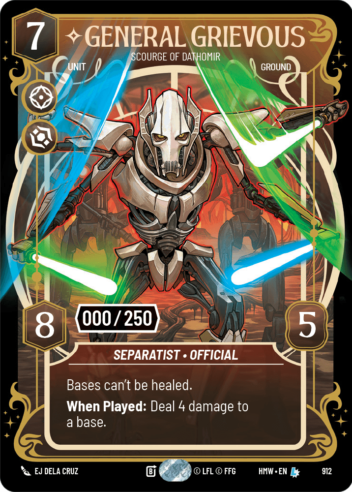 General Grievous — Scourge of Dathomir #912/272 from Homeworlds