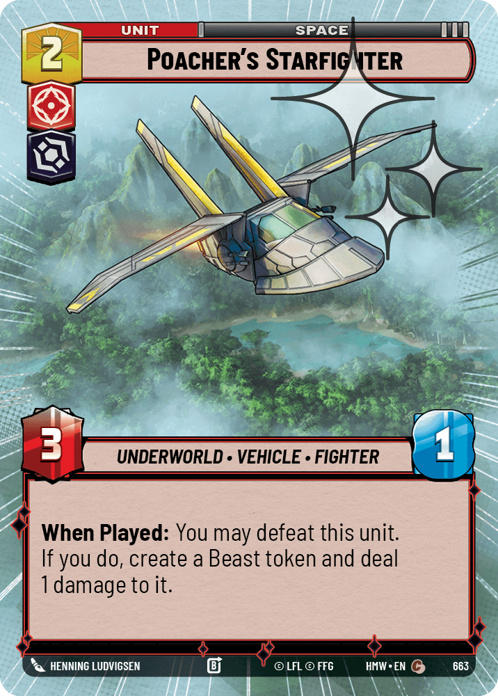 Poacher's Starfighter #663/272 from Homeworlds
