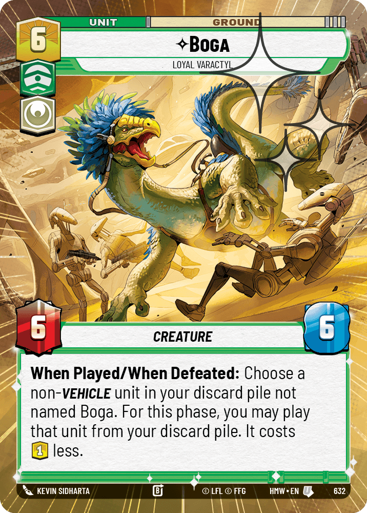 Boga — Loyal Varactyl #632/272 from Homeworlds