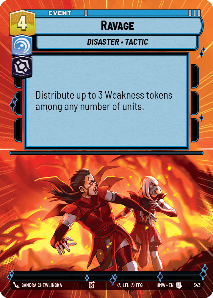 Ravage #343/272 from Homeworlds