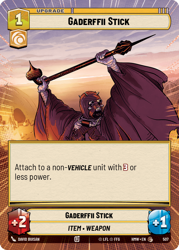 Gaderffii Stick #507/272 from Homeworlds