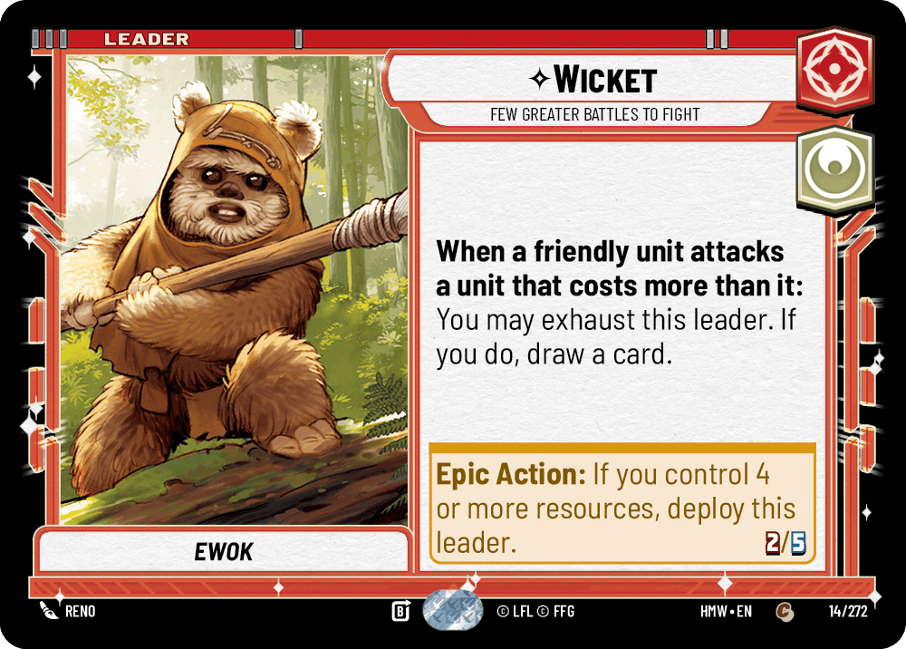 Wicket — Few Greater Battles to Fight #014/272 from Homeworlds