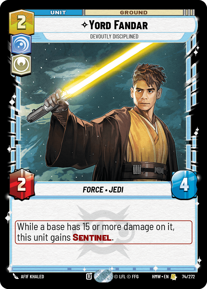 Yord Fandar — Devoutly Disciplined #074/272 from Homeworlds