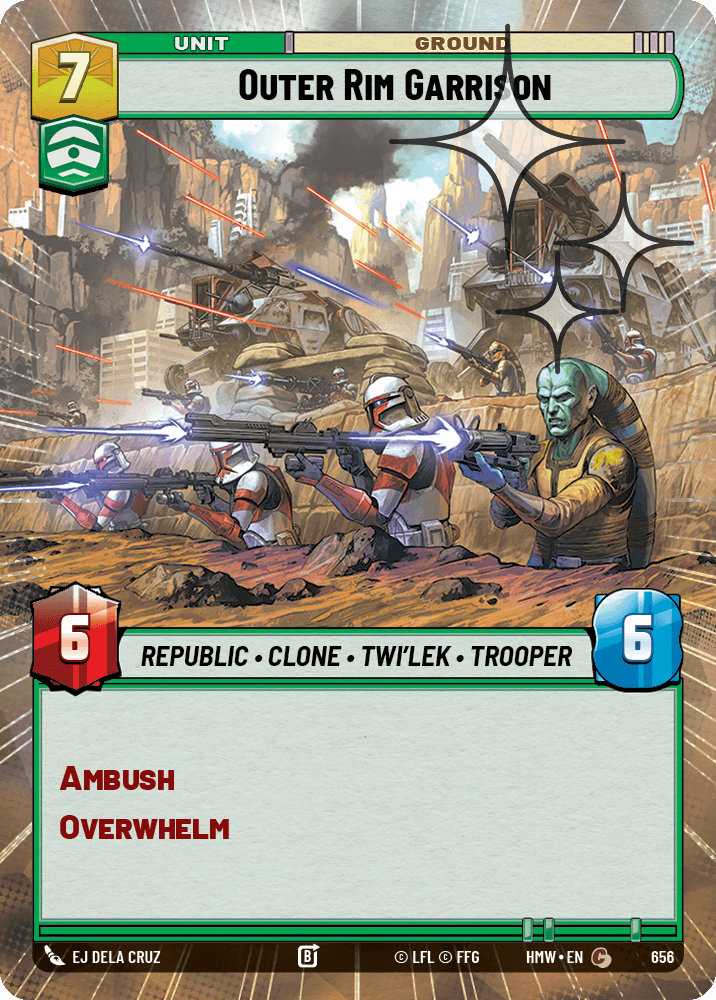Outer Rim Garrison #656/272 from Homeworlds