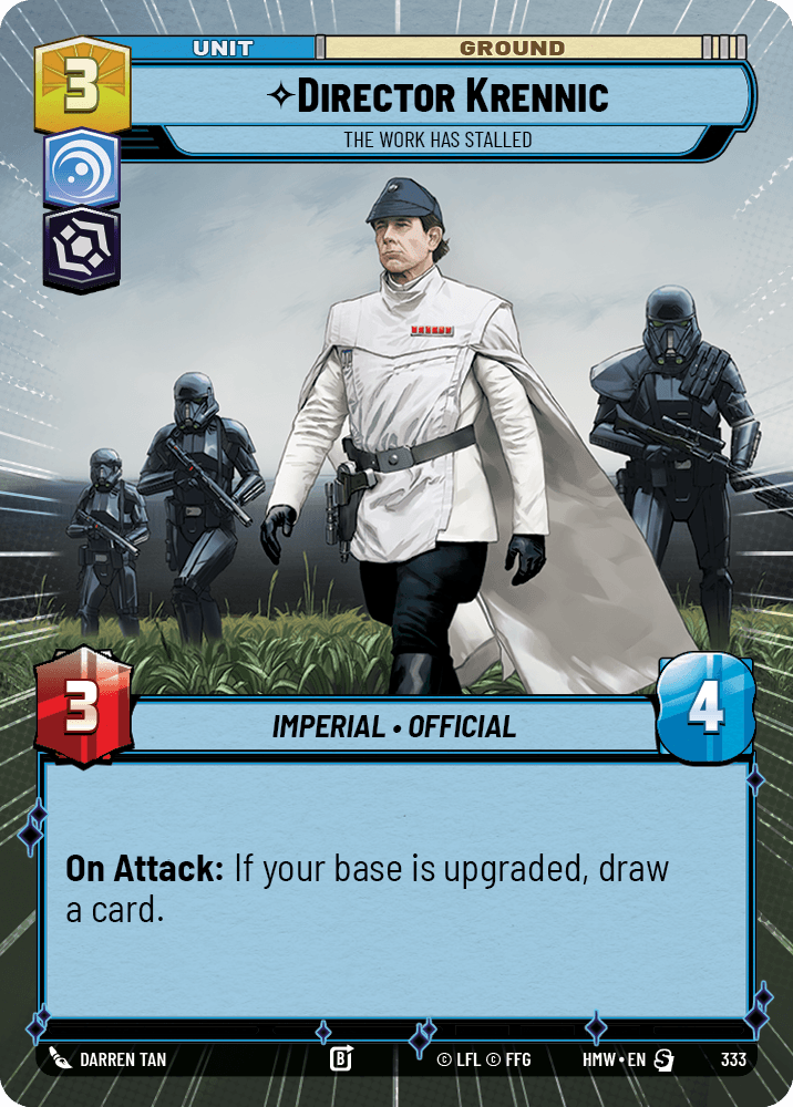 Director Krennic — The Work has Stalled #333/272 from Homeworlds