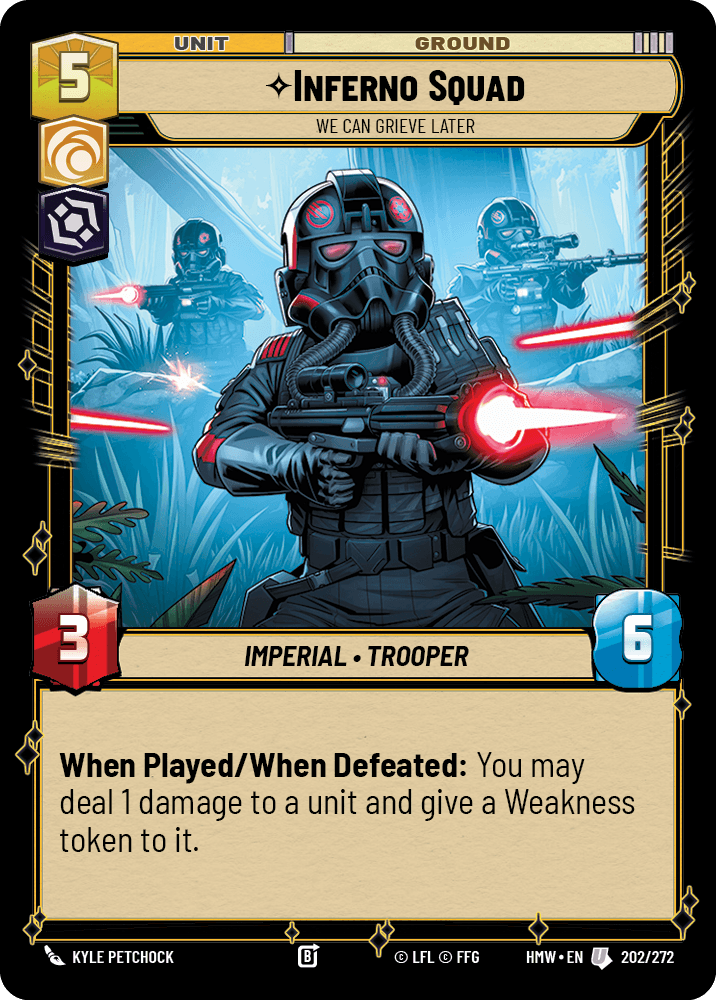 Inferno Squad — We can Grieve Later #202/272 from Homeworlds