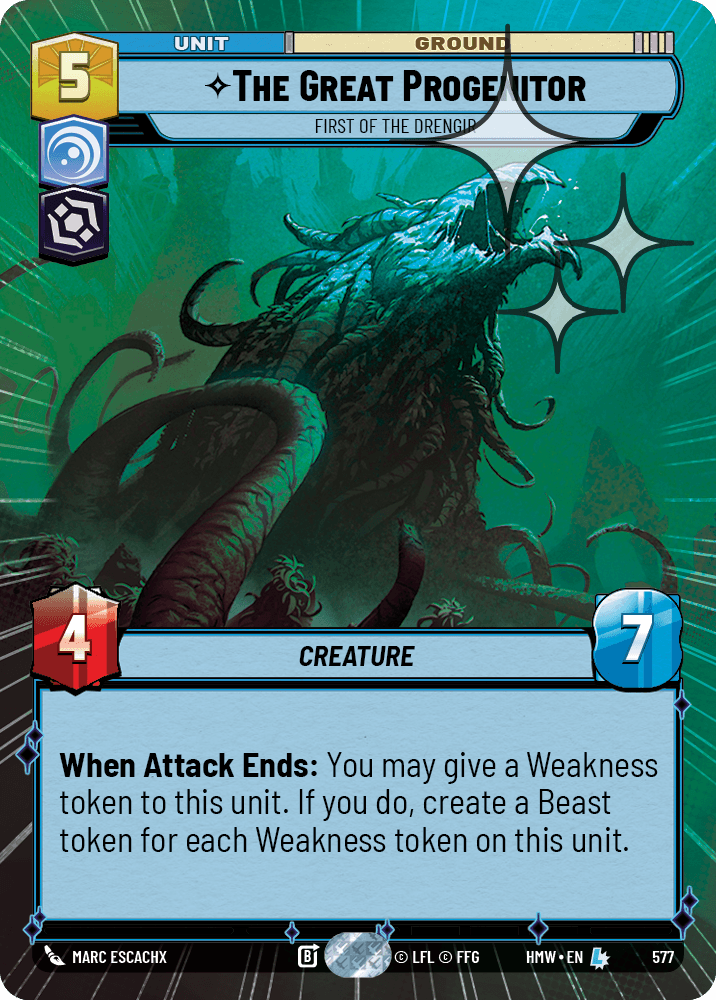 The Great Progenitor — First of the Drengir #577/272 from Homeworlds
