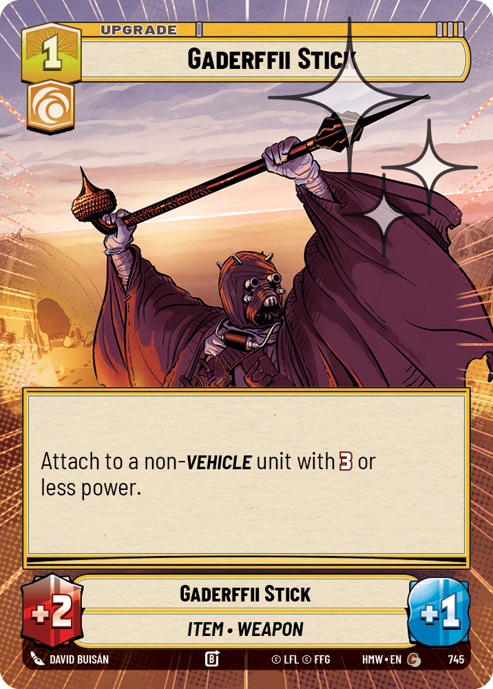 Gaderffii Stick #745/272 from Homeworlds